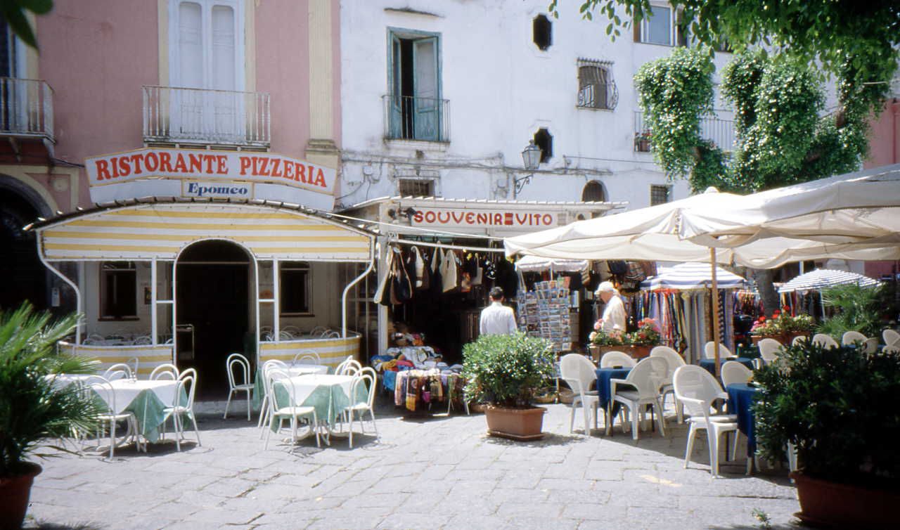 Restaurant Epomeo am Marktplatz von Forio